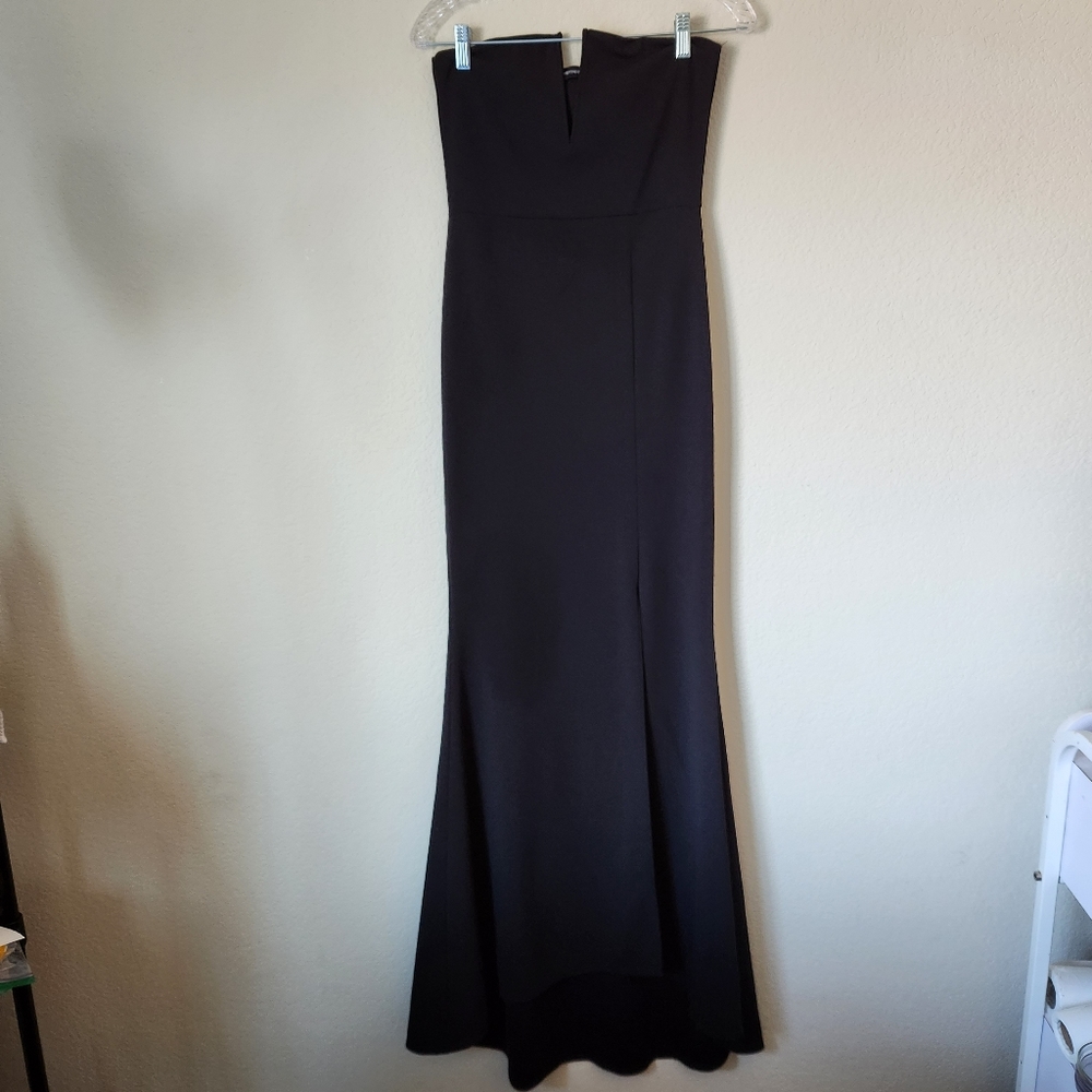 Pretty Little Thing Black Stapless Cocktail/Prom Dress, Size 4